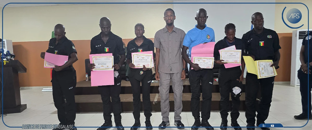 Thiès : des attestations de fin de stage remises à 512 agents de sécurité de proximité