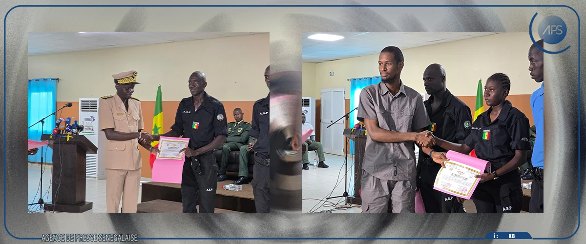 Thiès : des attestations de fin de stage remises à 512 agents de sécurité de proximité