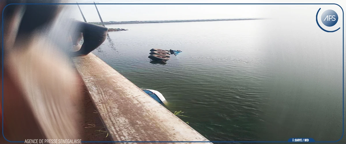 Fleuve Saloum : un camion gros porteur finit sous le pont ”Noirot”