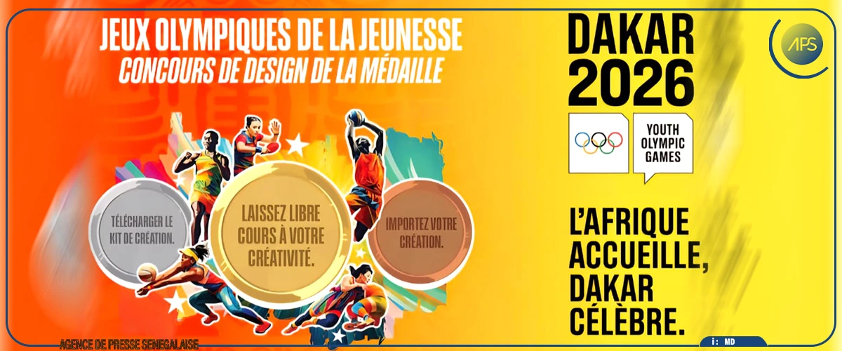 JOJ Dakar 2026 : lancement du concours pour la face avant de la médaille