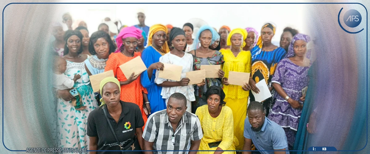 Kaffrine : plus d’une trentaine de femmes formées dans des activités d’autonomisation