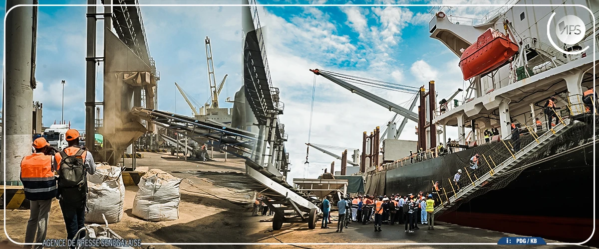 Un bateau livre 10 000 tonnes de blé américain aux Grands Moulins de Dakar