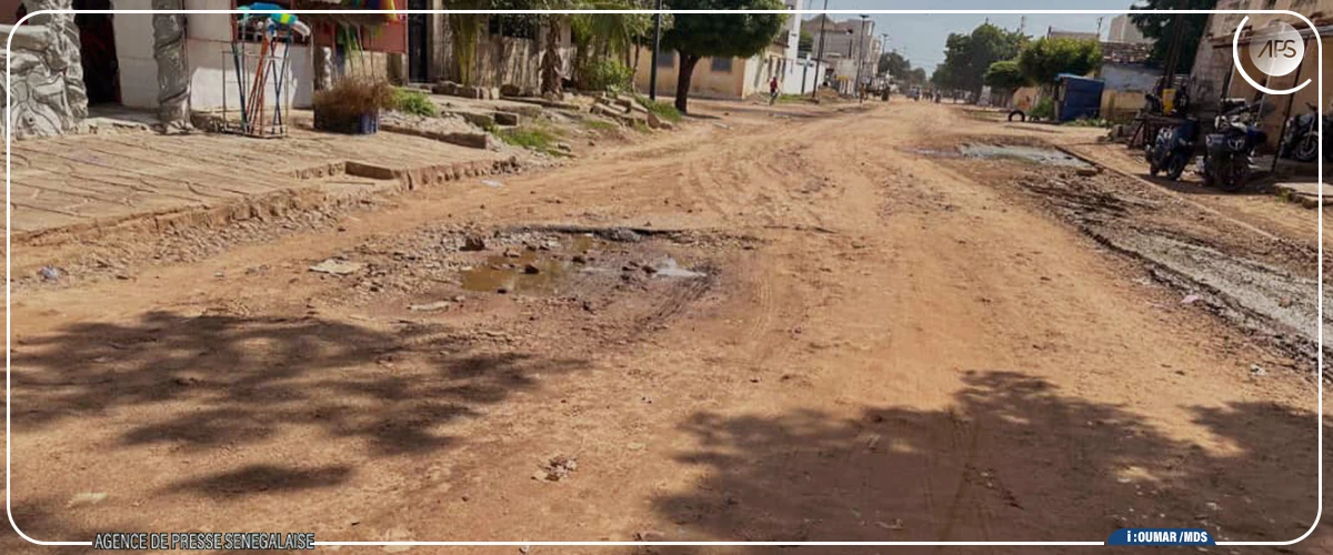 A Diourbel, la dégradation avancée des routes freine la mobilité