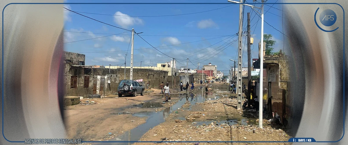 Kaolack : plusieurs quartiers gagnés par les eaux de pluie