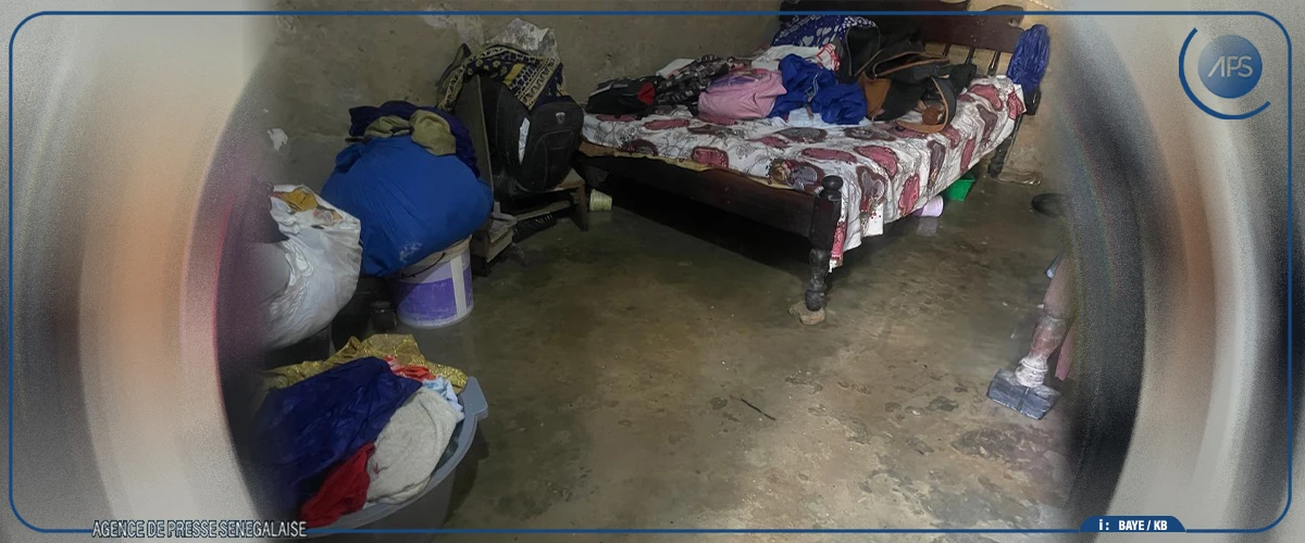 Kaolack : plusieurs quartiers gagnés par les eaux de pluie