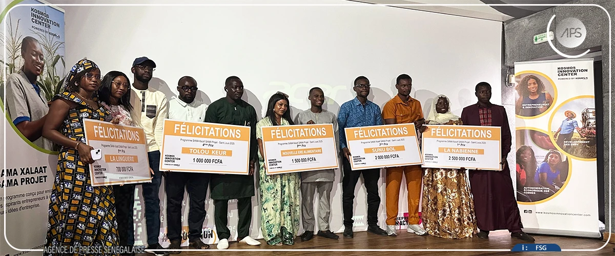 Saint-Louis : Kosmos Energy remet des prix à de jeunes entrepreneurs et porteurs de projets