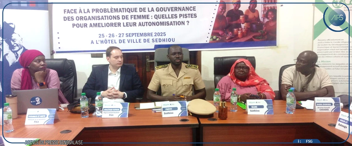 Sedhiou : quarante femmes outillées pour une gouvernance inclusive et durable des organisations locales