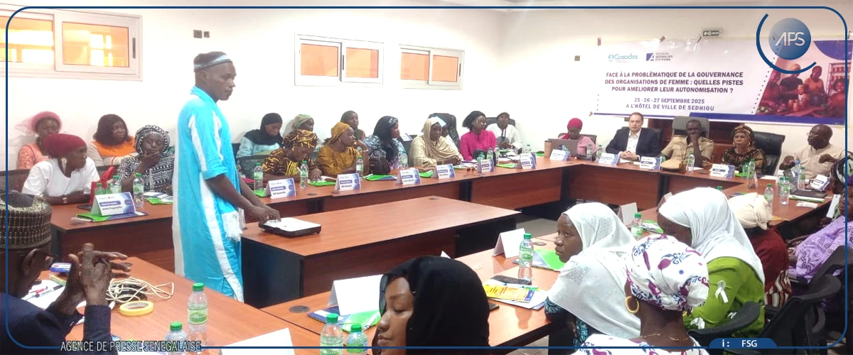 Sedhiou : quarante femmes outillées pour une gouvernance inclusive et durable des organisations locales