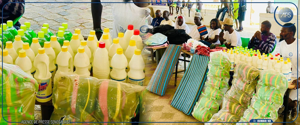 Dankh Sène : une association prime les meilleurs élèves et remet un don de médicaments au poste de santé