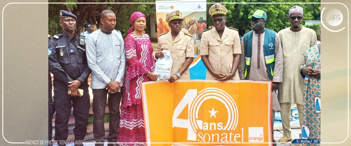 Tambacounda : des kits alimentaires de la Fondation Sonatel offerts à des familles impactées par les inondations