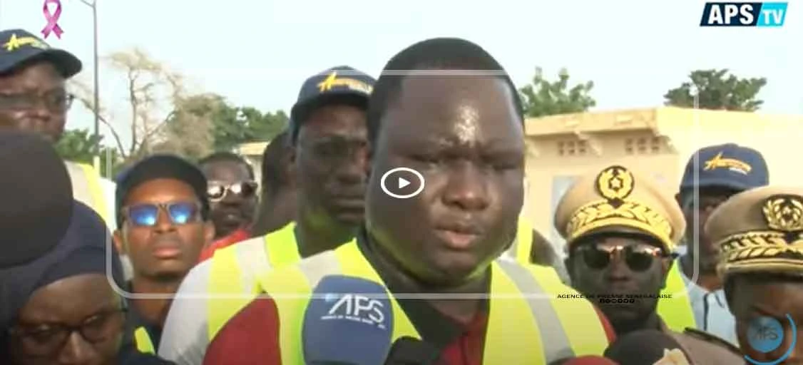 Kaolack : Déthié Fall en tournée d’inspection des chantiers routiers