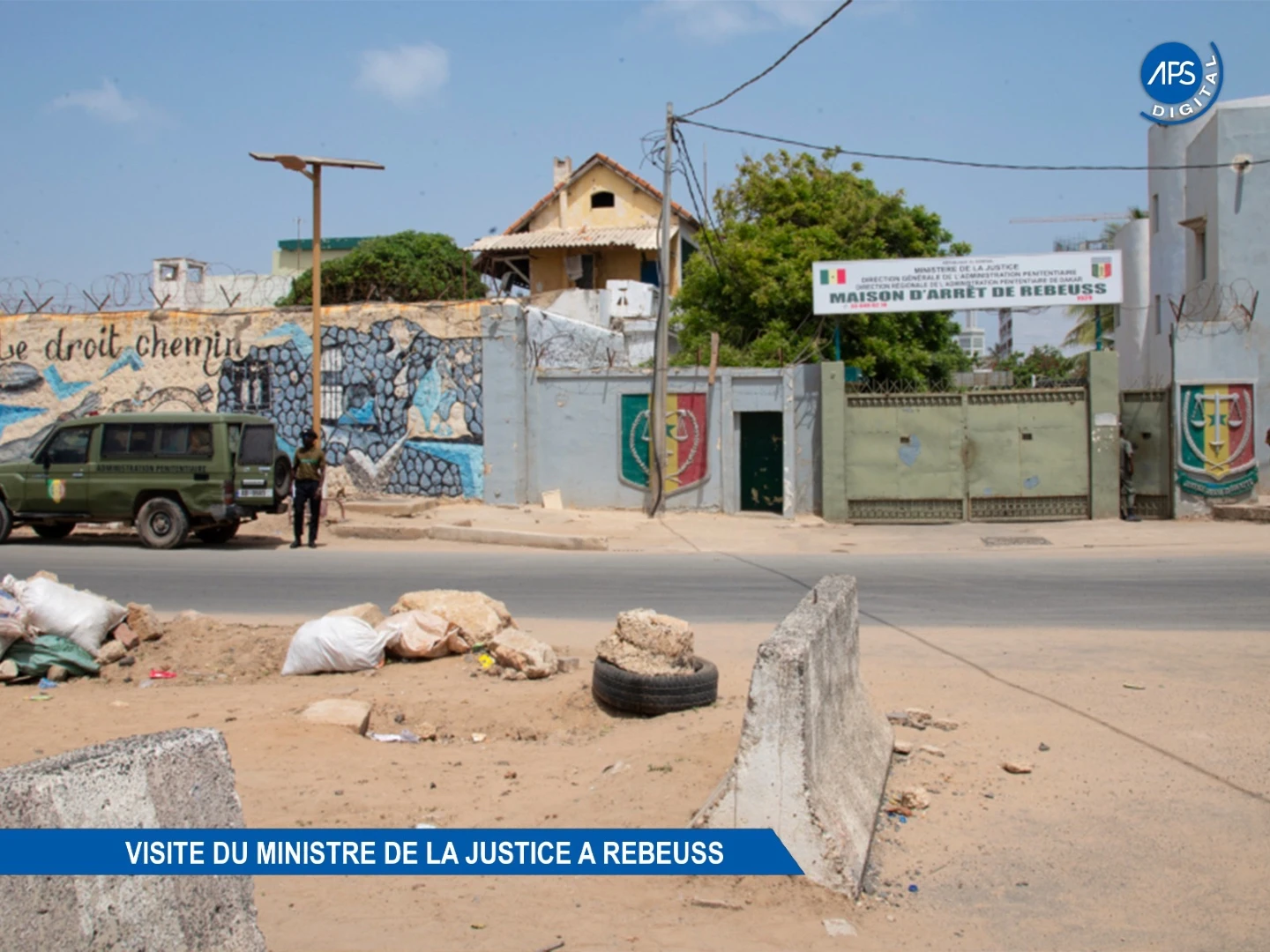 Visite du ministre de la justice à rebeuss 