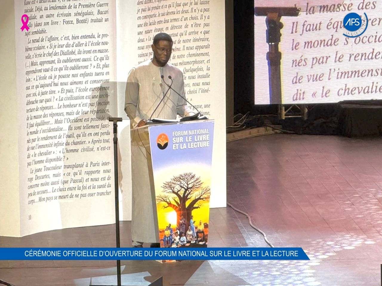 Cérémonie officielle d’ouverture du Forum national sur le livre et la lecture