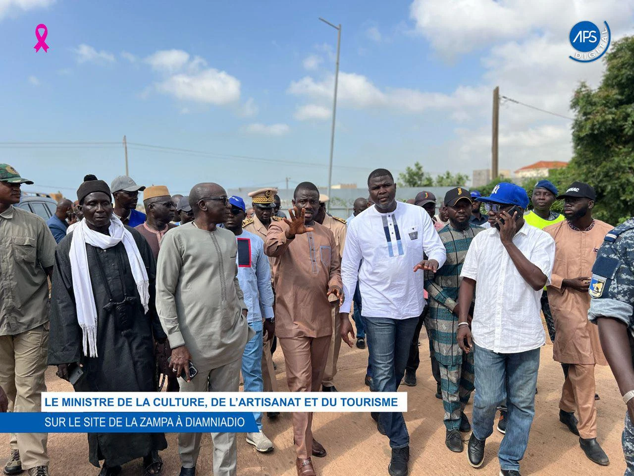 Le ministre de la Culture, de l’Artisanat et du Tourisme sur le site de la ZAMPA à Diamniadio