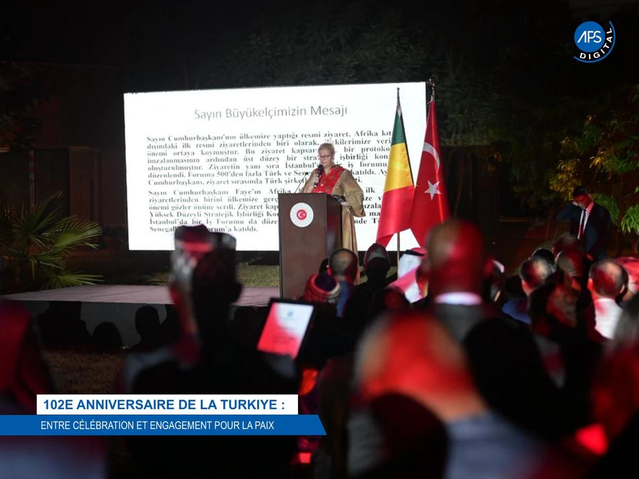 102e anniversaire de la Turkiye : entre célébration et engagement pour la paix