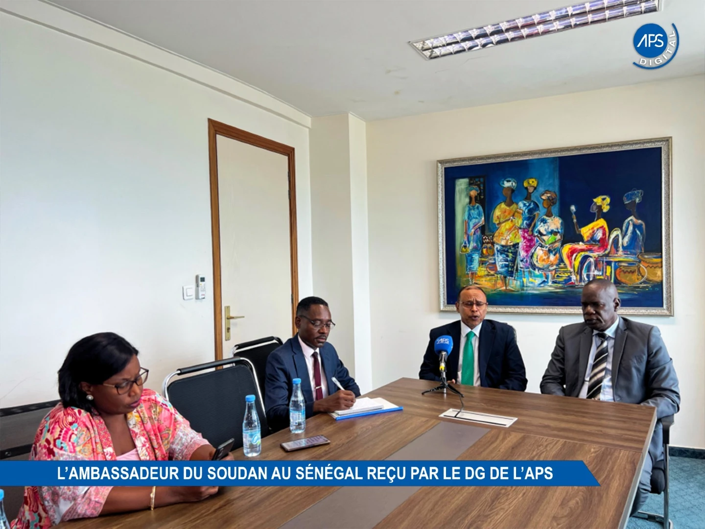 L'ambassadeur du Soudan au Sénégal reçu par le DG de l'APS