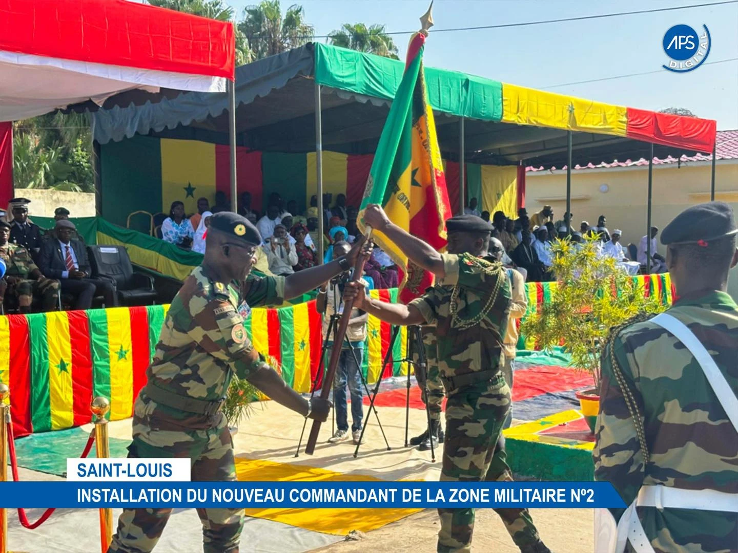 Saint - Louis : Installation du nouveau commandant de la zone militaire N°2 