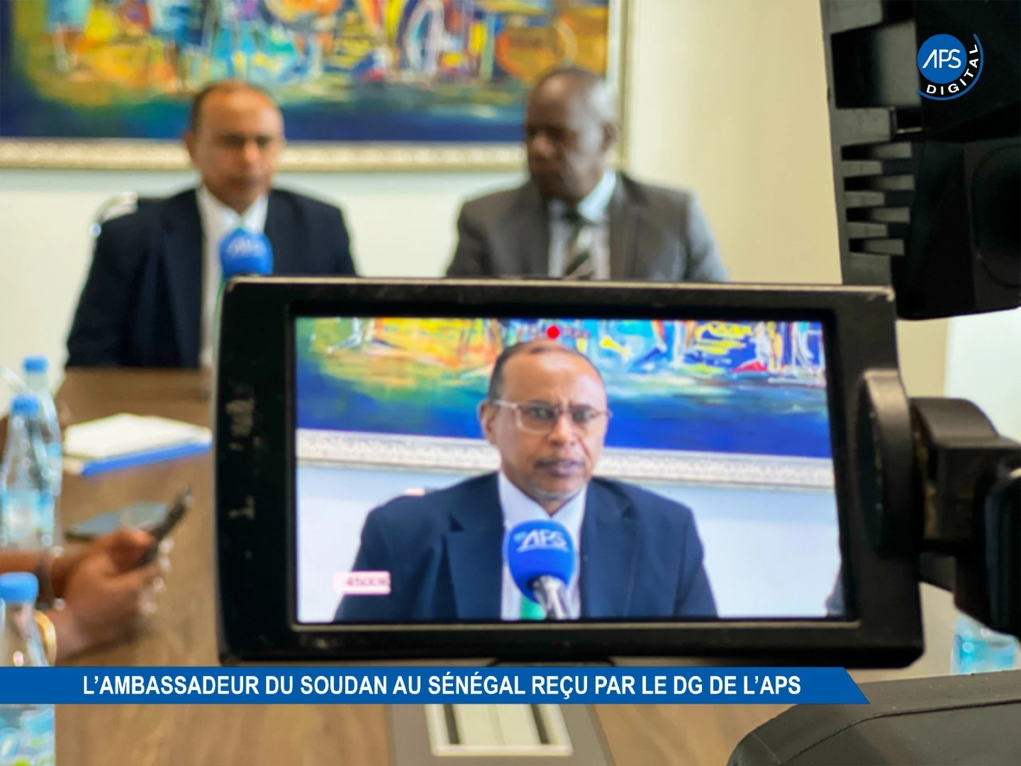 L'ambassadeur du Soudan au Sénégal reçu par le DG de l'APS