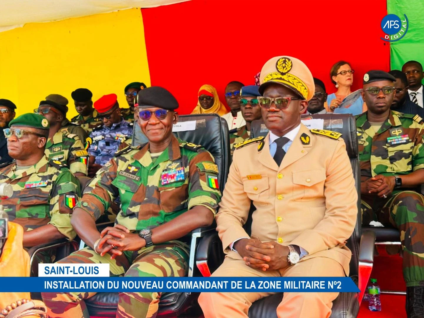 Saint - Louis : Installation du nouveau commandant de la zone militaire N°2 