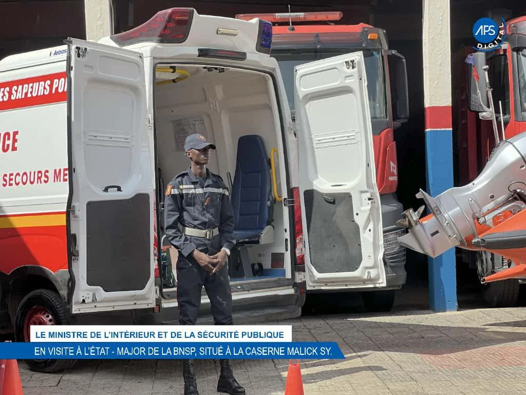 Le ministre de l'intérieur et de la sécurité publique : En visite à l'Etat - Major de la BNSP, situé à la caserne Malick Sy