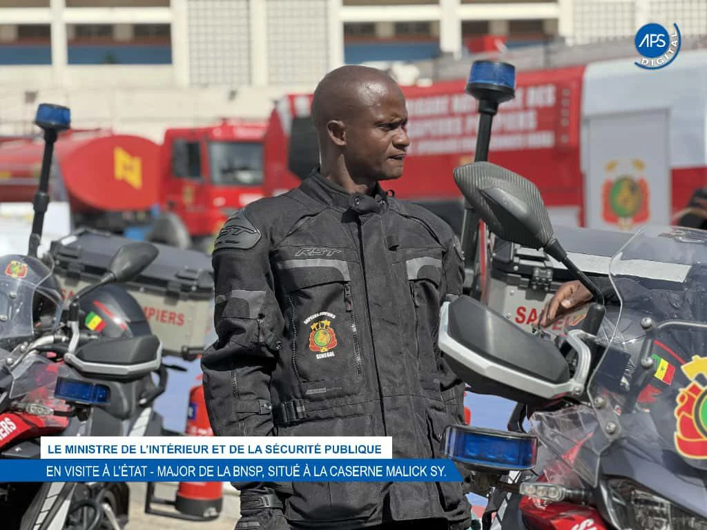 Le ministre de l'intérieur et de la sécurité publique : En visite à l'Etat - Major de la BNSP, situé à la caserne Malick Sy