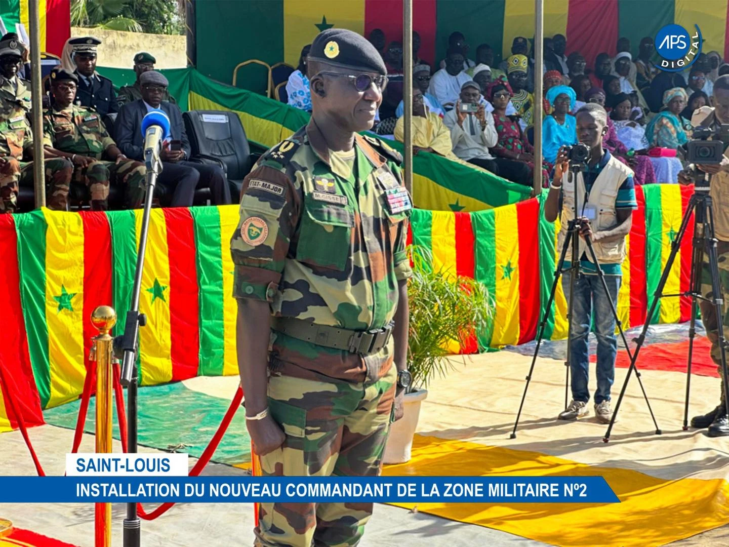 Saint - Louis : Installation du nouveau commandant de la zone militaire N°2 
