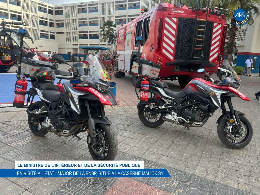 Le ministre de l'intérieur et de la sécurité publique : En visite à l'Etat - Major de la BNSP, situé à la caserne Malick Sy
