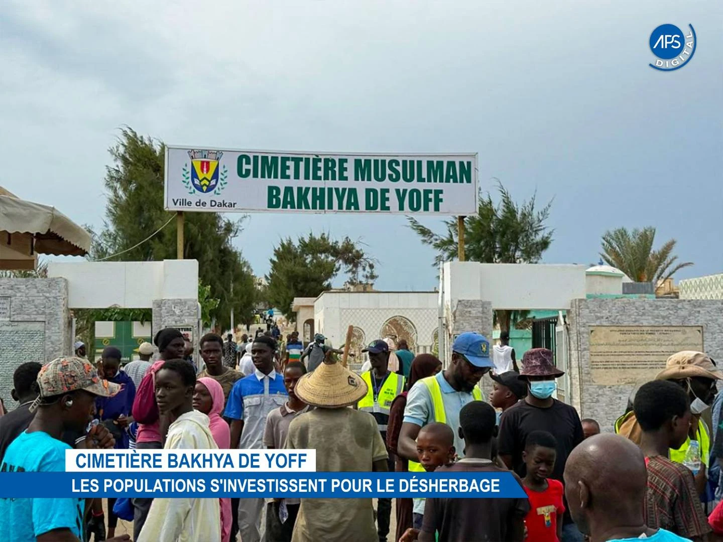Cimetière Bakhya de Yoff : Les populations s'investissent pour le désherbage