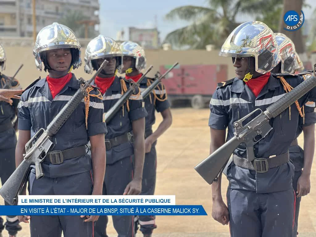 Le ministre de l'intérieur et de la sécurité publique : En visite à l'Etat - Major de la BNSP, situé à la caserne Malick Sy