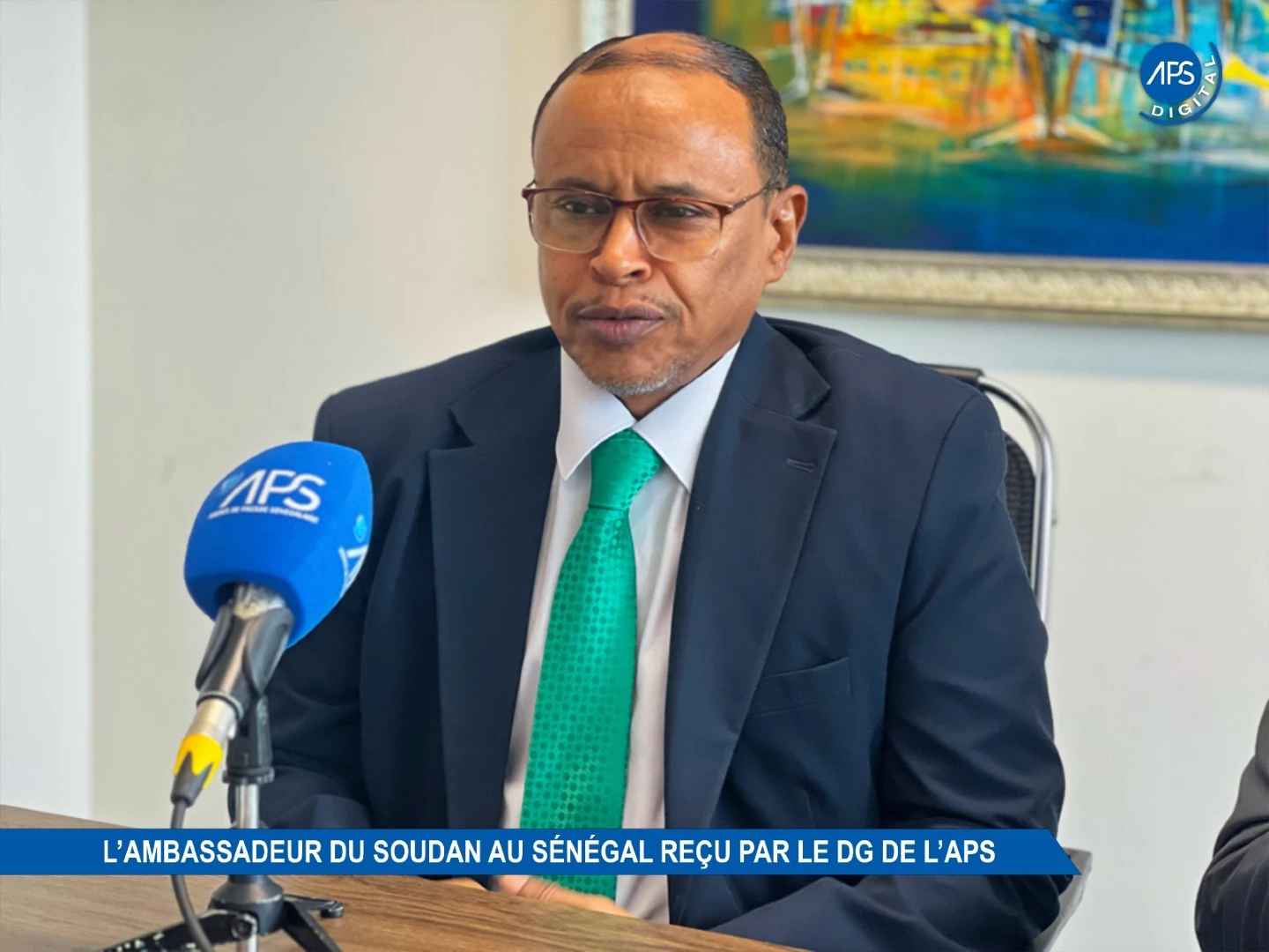 L'ambassadeur du Soudan au Sénégal reçu par le DG de l'APS