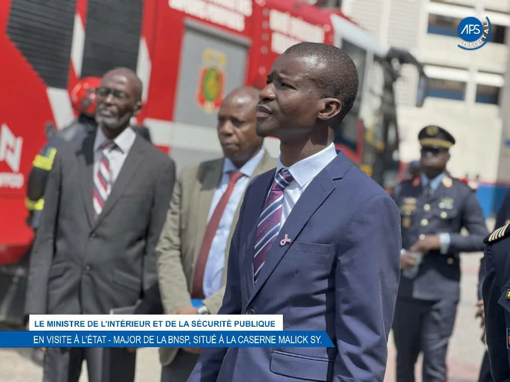 Le ministre de l'intérieur et de la sécurité publique : En visite à l'Etat - Major de la BNSP, situé à la caserne Malick Sy