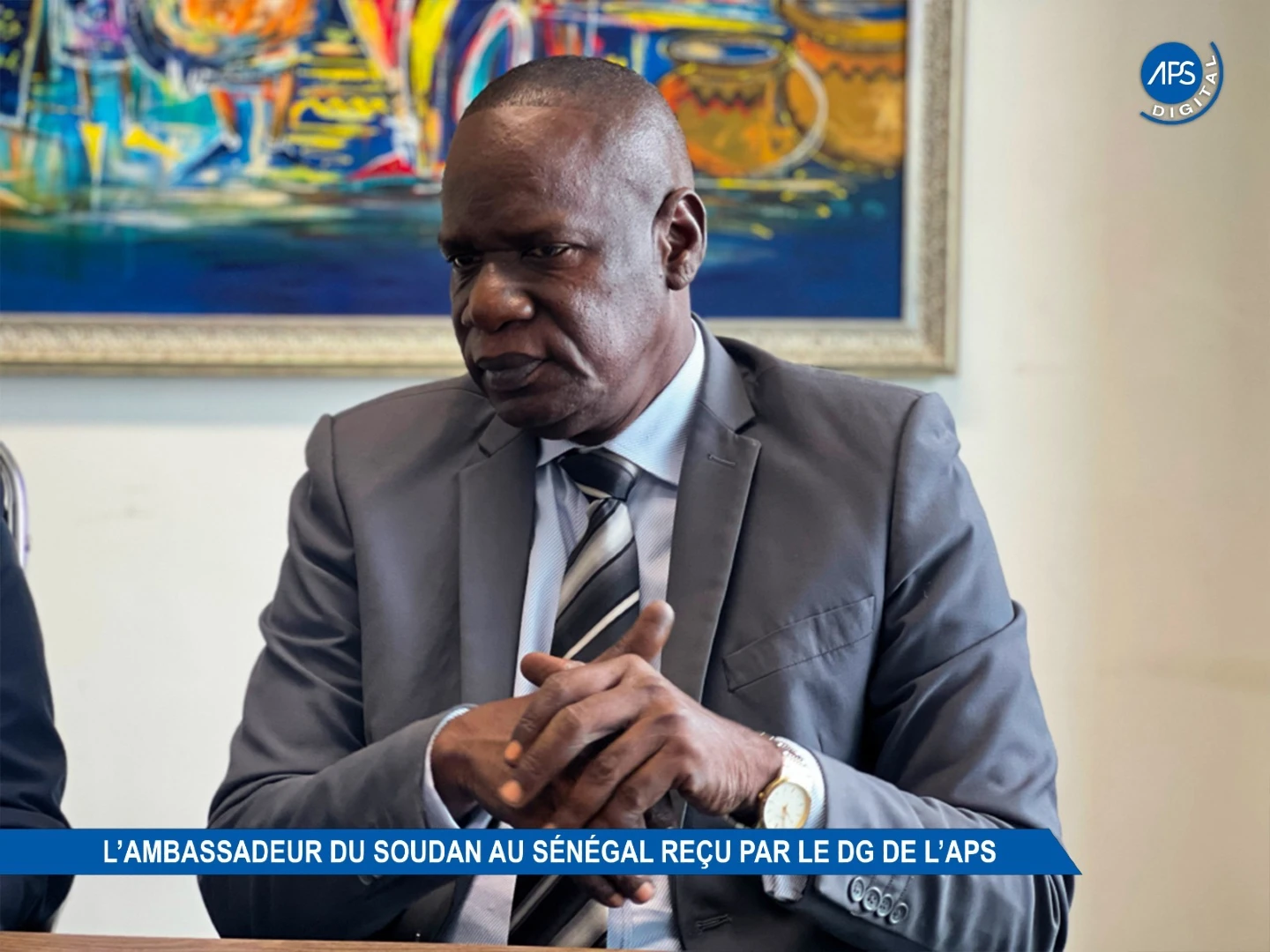 L'ambassadeur du Soudan au Sénégal reçu par le DG de l'APS