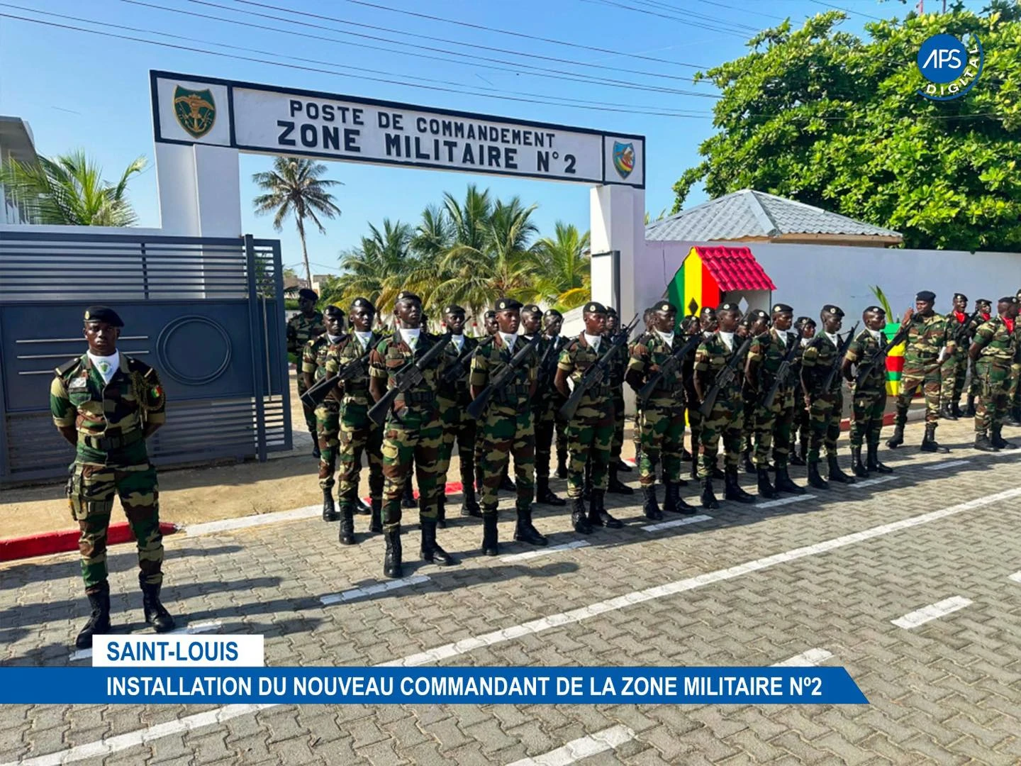 Saint - Louis : Installation du nouveau commandant de la zone militaire N°2 