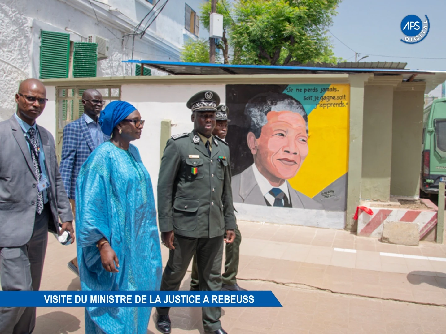 Visite du ministre de la justice à rebeuss 