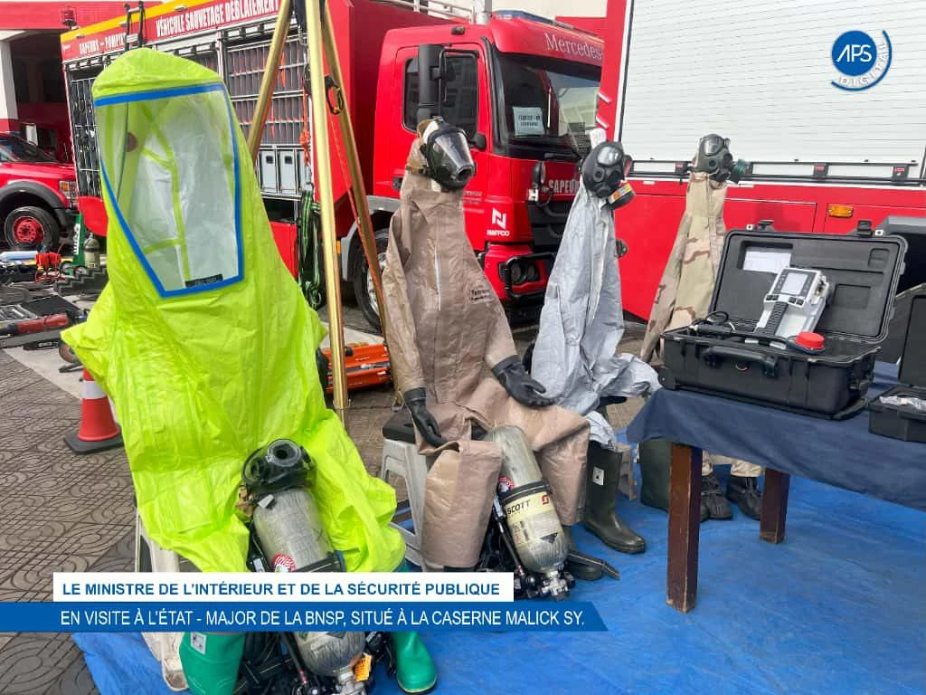 Le ministre de l'intérieur et de la sécurité publique : En visite à l'Etat - Major de la BNSP, situé à la caserne Malick Sy