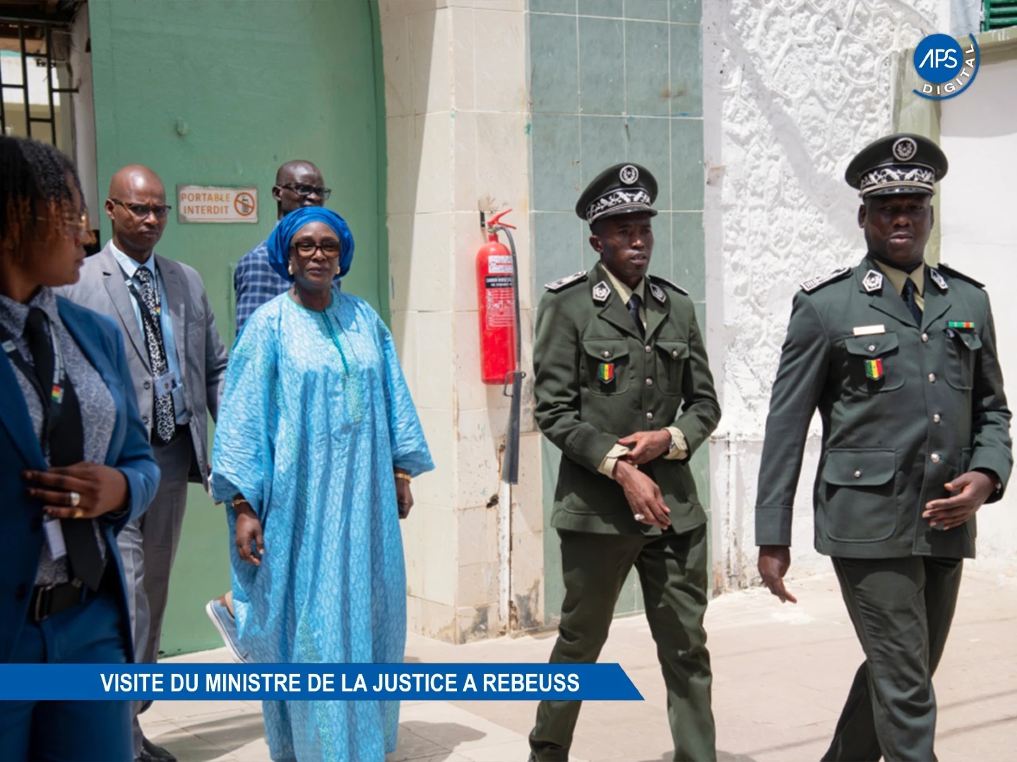 Visite du ministre de la justice à rebeuss 