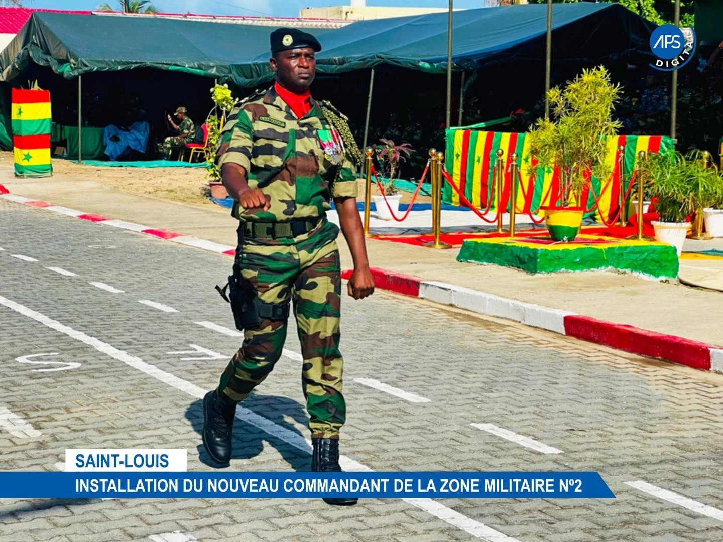 Saint - Louis : Installation du nouveau commandant de la zone militaire N°2 