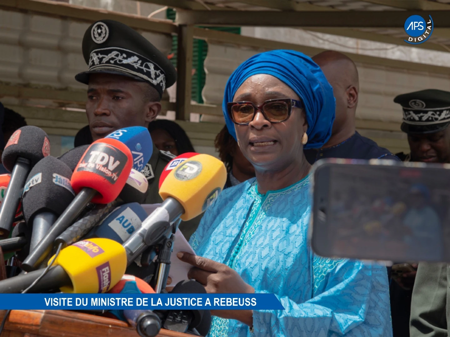 Visite du ministre de la justice à rebeuss 