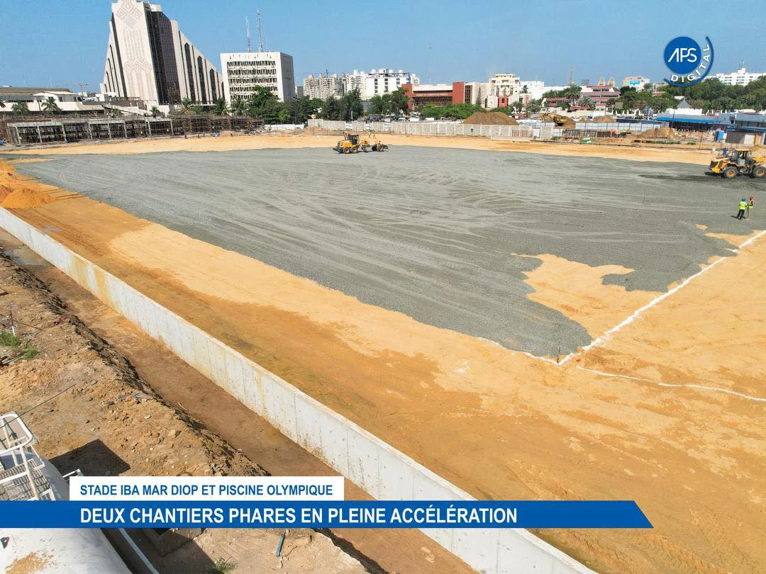Stade Iba Mar Diop et Piscine Olympique : Deux chantiers phares en pleine accélération 