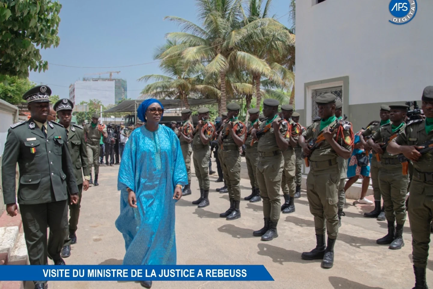Visite du ministre de la justice à rebeuss 