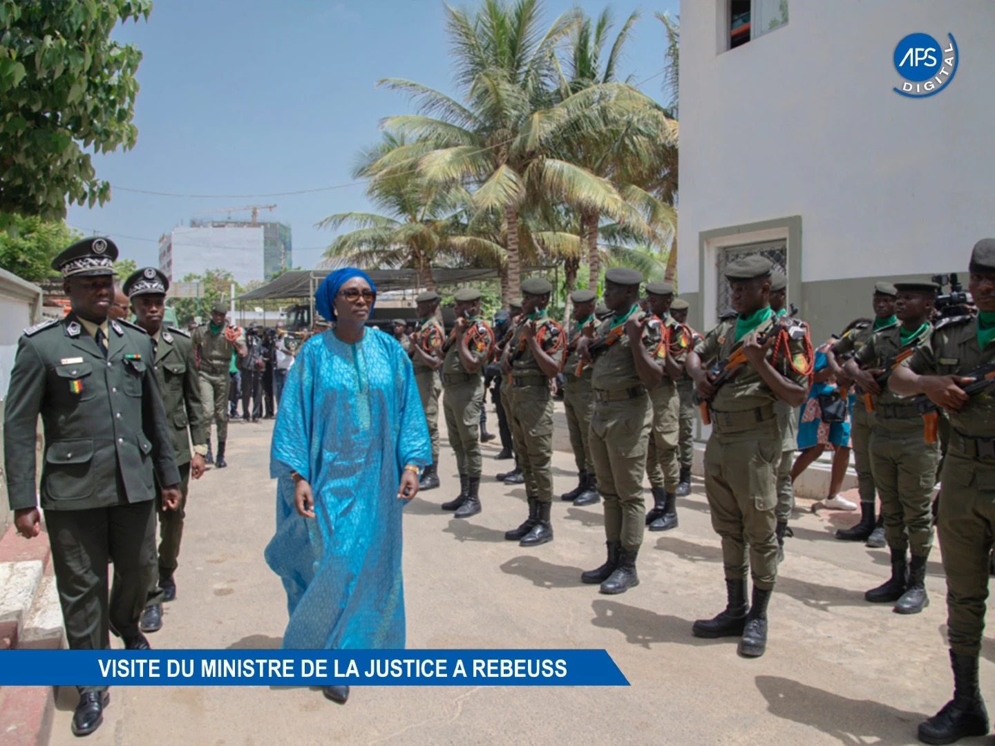 Visite du ministre de la justice à rebeuss 
