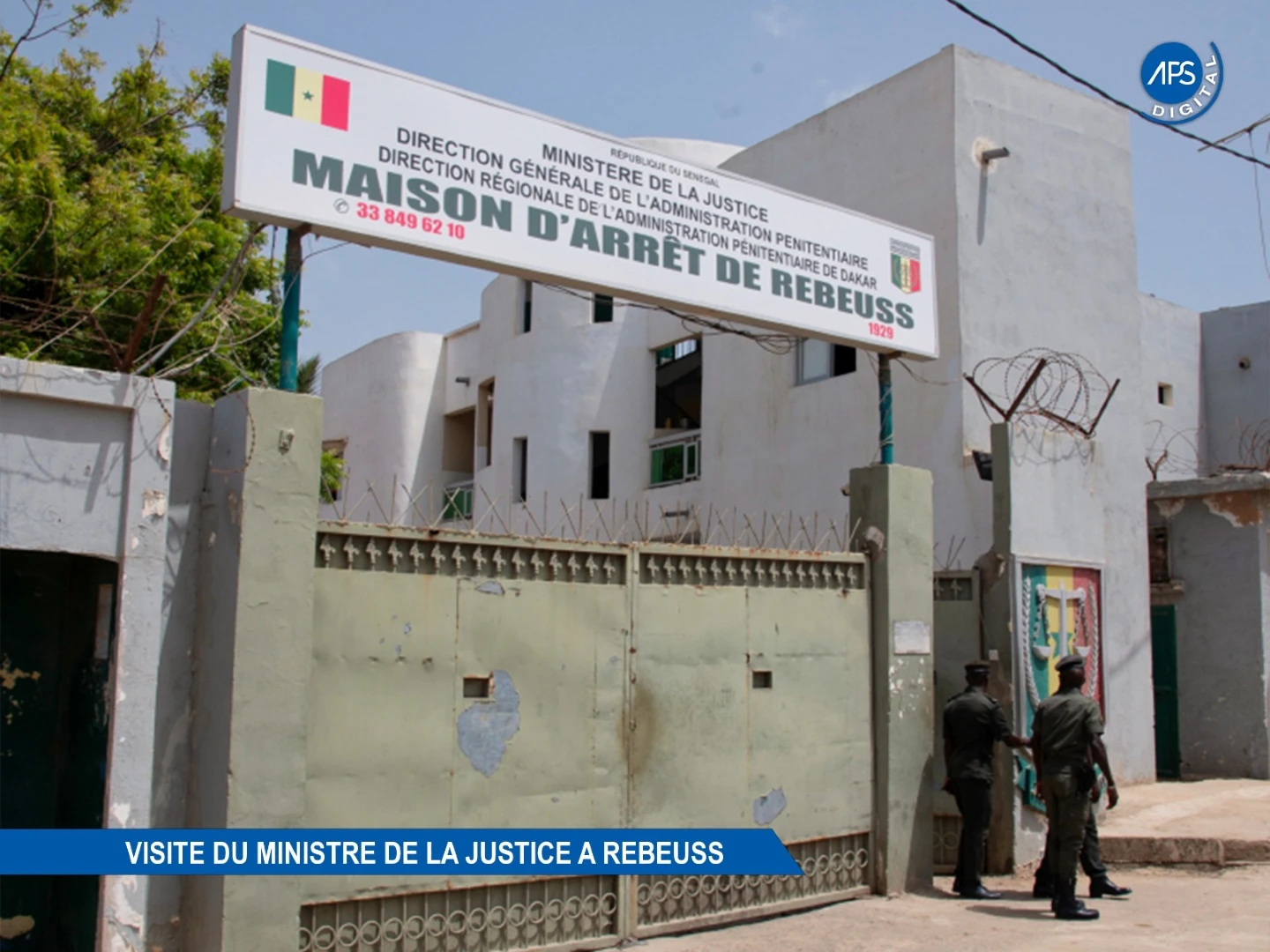 Visite du ministre de la justice à rebeuss 