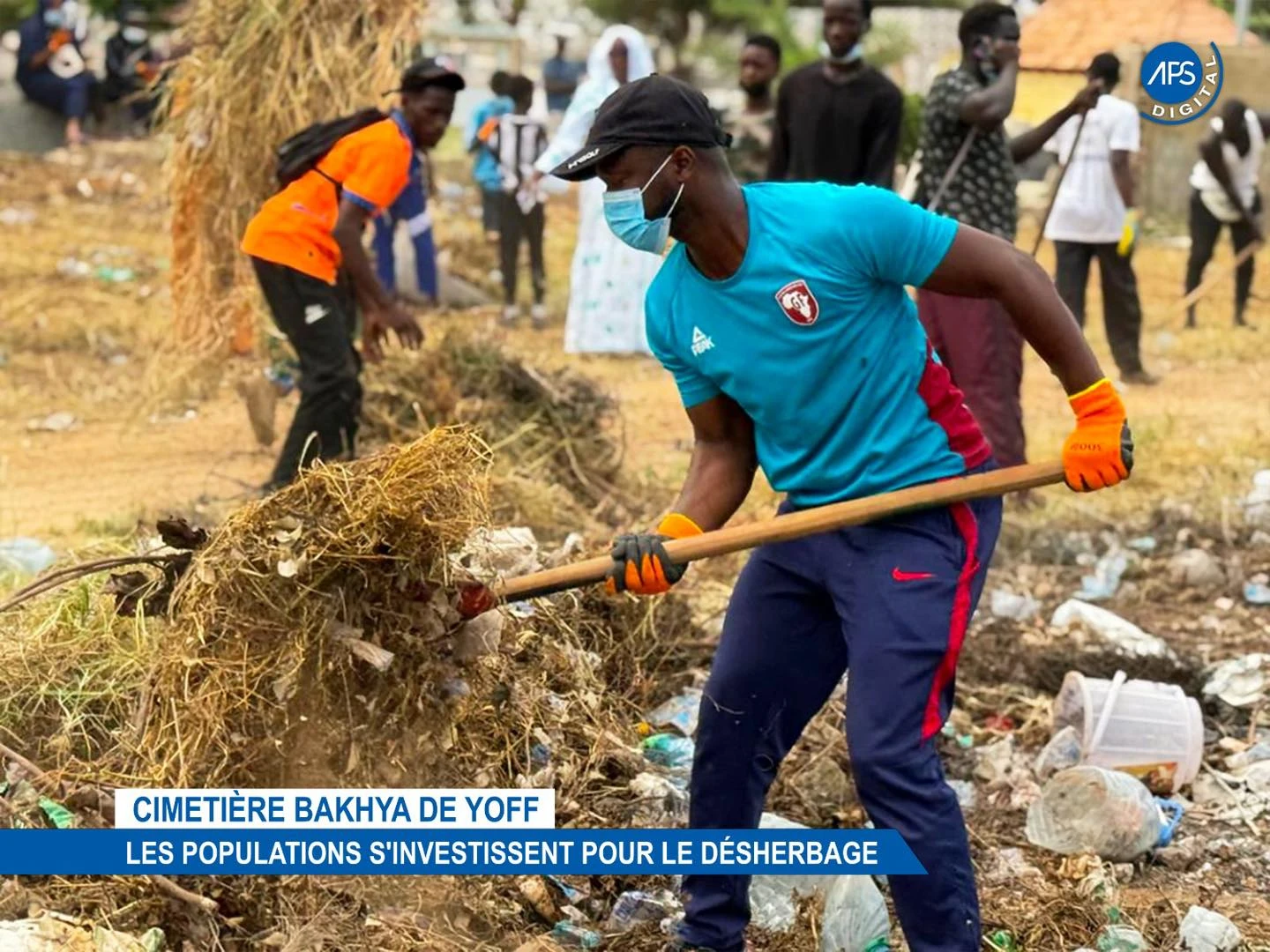 Cimetière Bakhya de Yoff : Les populations s'investissent pour le désherbage