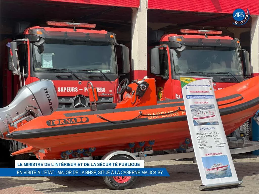 Le ministre de l'intérieur et de la sécurité publique : En visite à l'Etat - Major de la BNSP, situé à la caserne Malick Sy