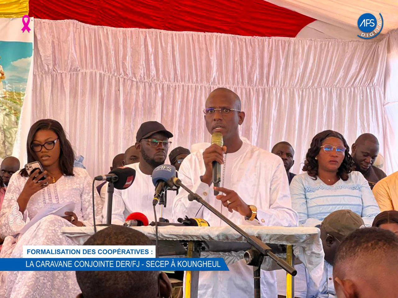 Formalisation des coopérative : La caravane conjointe DER / FJ - SECEP à Koungheul 