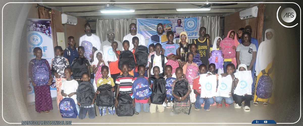 Saint-Louis : une association offre des kits scolaires à 600 enfants de familles déminues