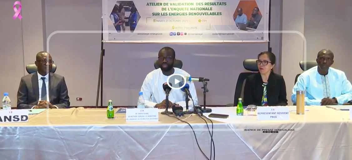 Validation du rapport national sur les énergies renouvelables : une étape clé pour l’avenir énergétique du Sénégal