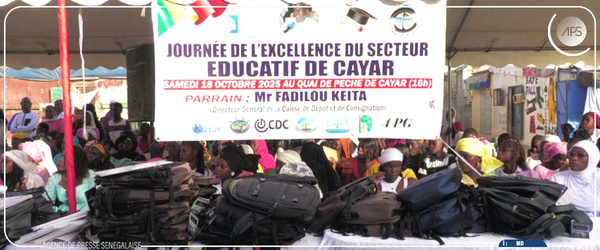 Cayar : la commune prime ses meilleurs élèves lors de sa première Journée de l’excellence