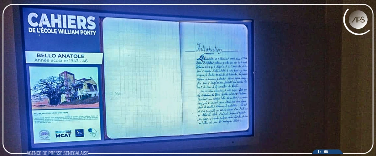 Exposition ’’Cahiers de l’école William Ponty’’ : les grandes figures africaines mises à l’honneur au MCN