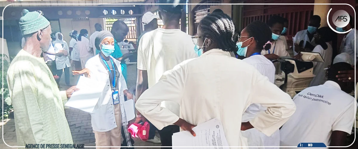 Gare routière ‘’Baux Maraîchers’’ : des chauffeurs et transporteurs consultés gratuitement en soins oculaires